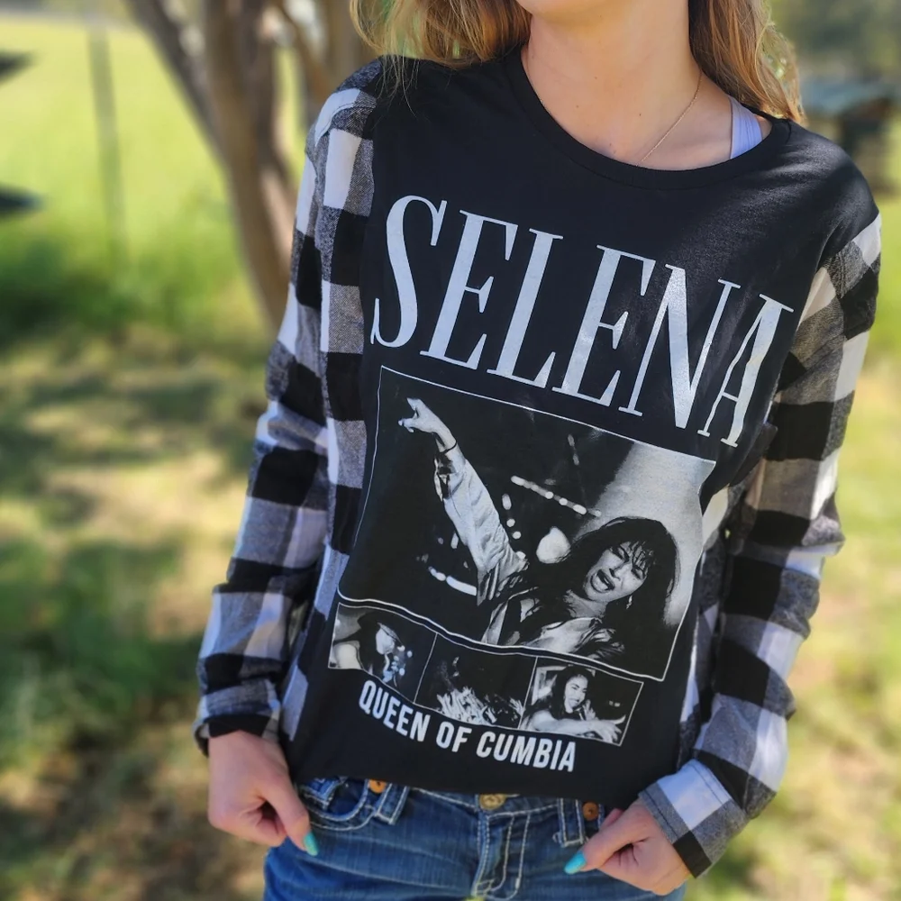 Selena Flannel Rework - Picture 2 of 3